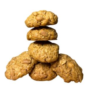 Cookies d'avena alle arachidi