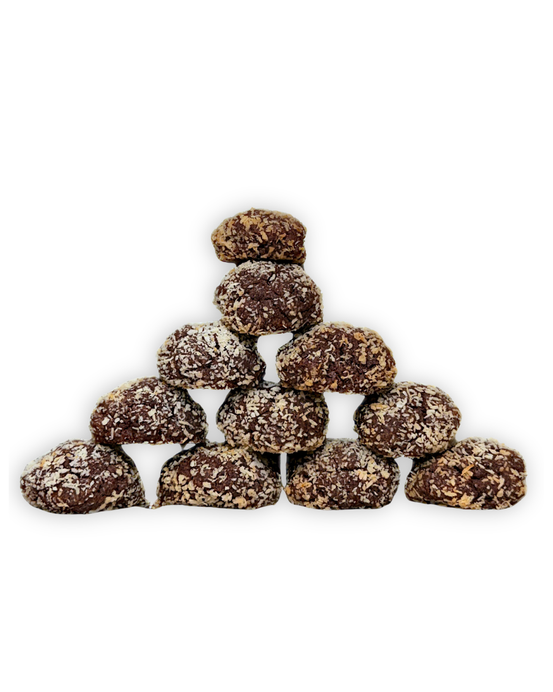 Frollini al cacao con scaglie di cocco