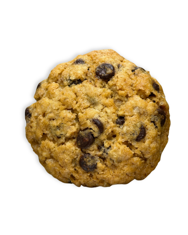 Cookies d'avena con gocce di cioccolato
