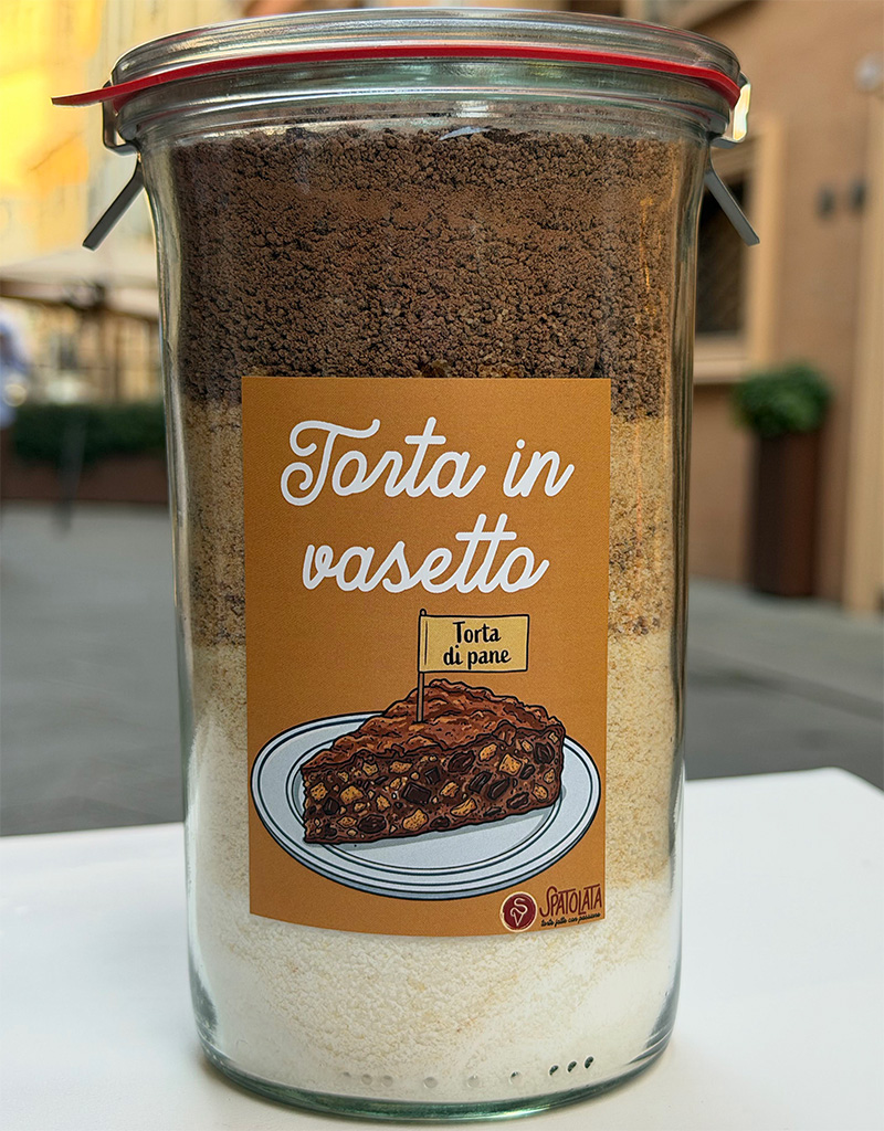 Torta di pane Torta di pane in vasetto